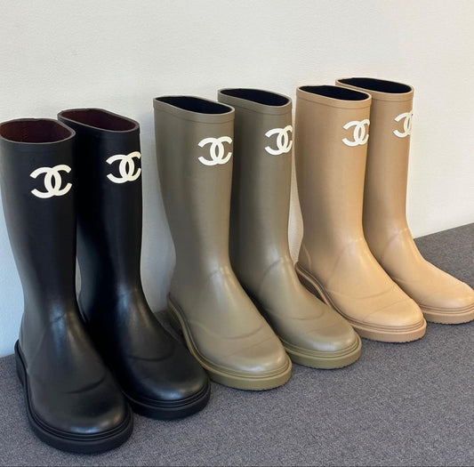 CHANEL Inspired Luxe Boots – Elegant. Iconic. Timeless.